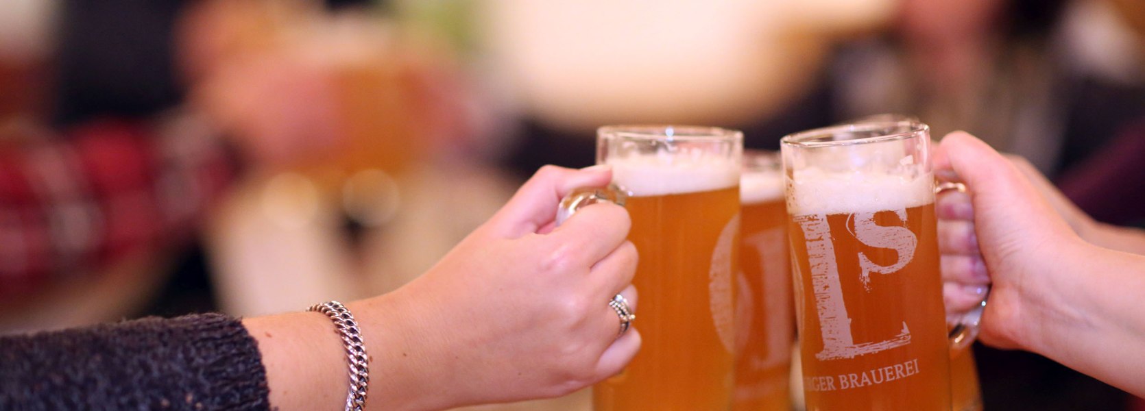 Ols Bier im Brauhaus
