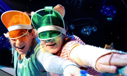 Ziggi und Maus M&auml;us reisen durch die Galaxie