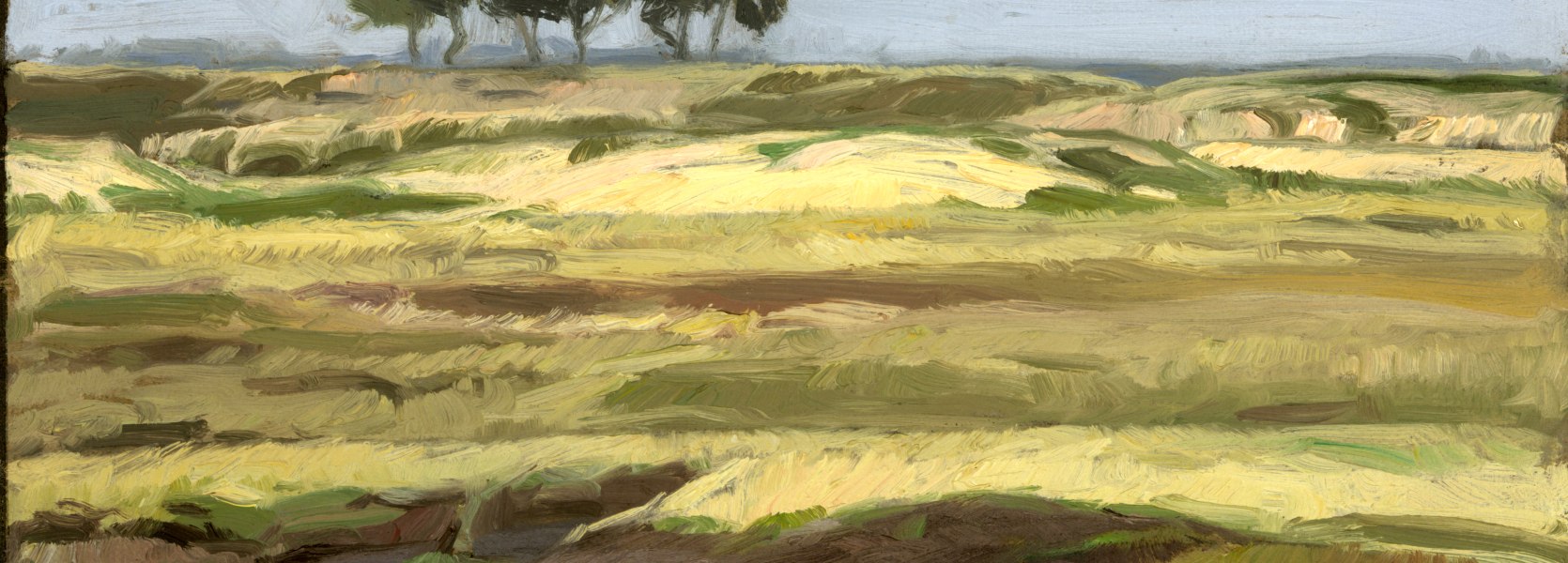 Richard tom Dieck, Alexanderheide, Öl auf Leinen, 1925_Stadtmuseum Oldenburg
