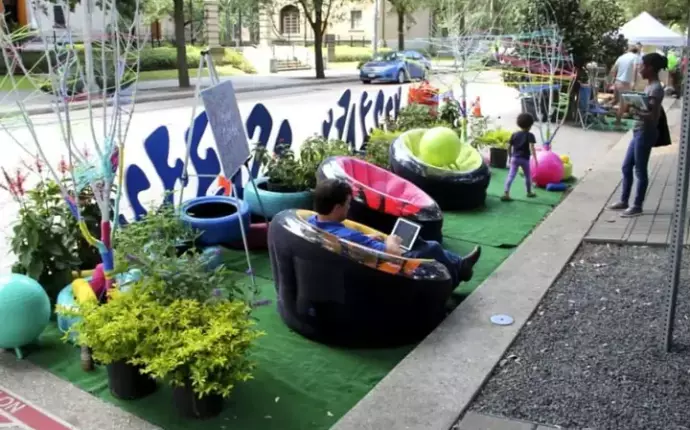 Parking Day am Schlossplatz