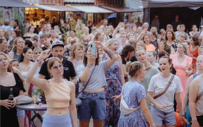 Singalongparty im Gleispark Singalongparty im Gleispark