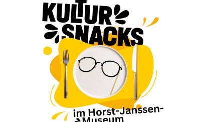 Horst Janssens Brille auf einem Teller