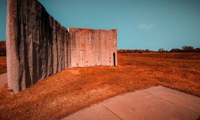 Historische Wand in Cahokia. Historische Wand in Cahokia.