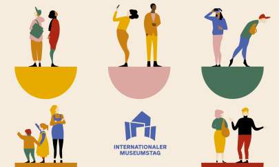 Museumsbesuchende. Museumsbesuchende.