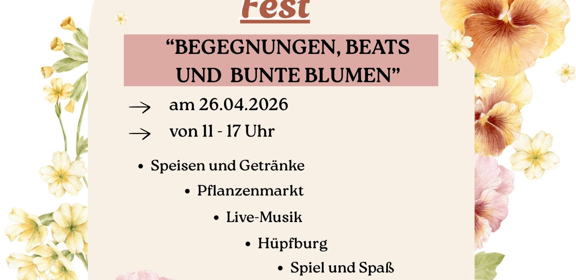 Rohdenhof-Fest: Begegnungen, Beats und bunte Blumen