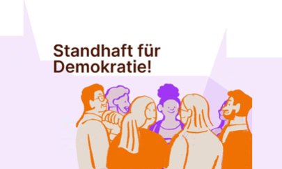 Standhaft für Demokratie