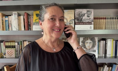 Kunstvermittlerin Geraldine Dudek