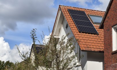 Photovoltaik-Anlage auf Dach Photovoltaik-Anlage auf Dach