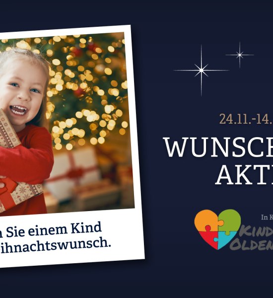 Wunschbaumaktion vom 24.11.-14.12. mit dem Kinderlachen Oldenburg e.V. Wunschbaumaktion vom 24.11.-14.12. mit dem Kinderlachen Oldenburg e.V.
