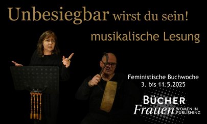 Charlotte Fondraz liest aus ihrem jüngst erschienenen Roma "DIE KRIEGERIN DES NORDENS" und wird musikalisch begleitet von Berthy. Charlotte Fondraz liest aus ihrem jüngst erschienenen Roma "DIE KRIEGERIN DES NORDENS" und wird musikalisch begleitet von Berthy.