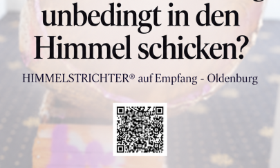 Postkarte mit Frage zum Himmelstrichter Postkarte mit Frage zum Himmelstrichter