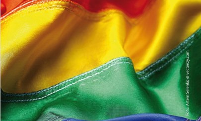 Bunte Flagge Bunte Flagge