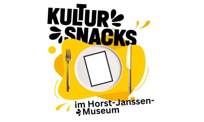 Ein Plakatrahmen auf einem Teller