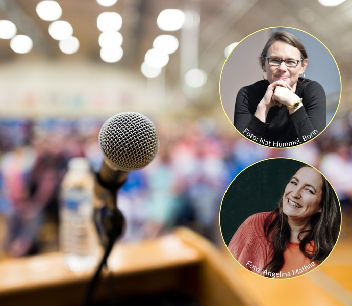 Die bisher bestätigten Speakerinnen des Familienfachtags: Inke Hummel und Ramona Noll Die bisher bestätigten Speakerinnen des Familienfachtags: Inke Hummel und Ramona Noll