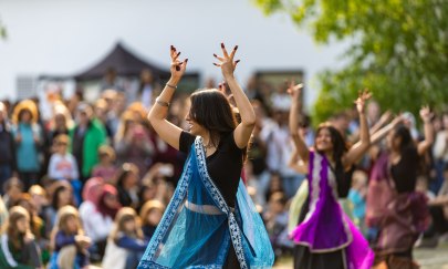Live-Performance w&auml;hrend des Internationalen Sommerfests