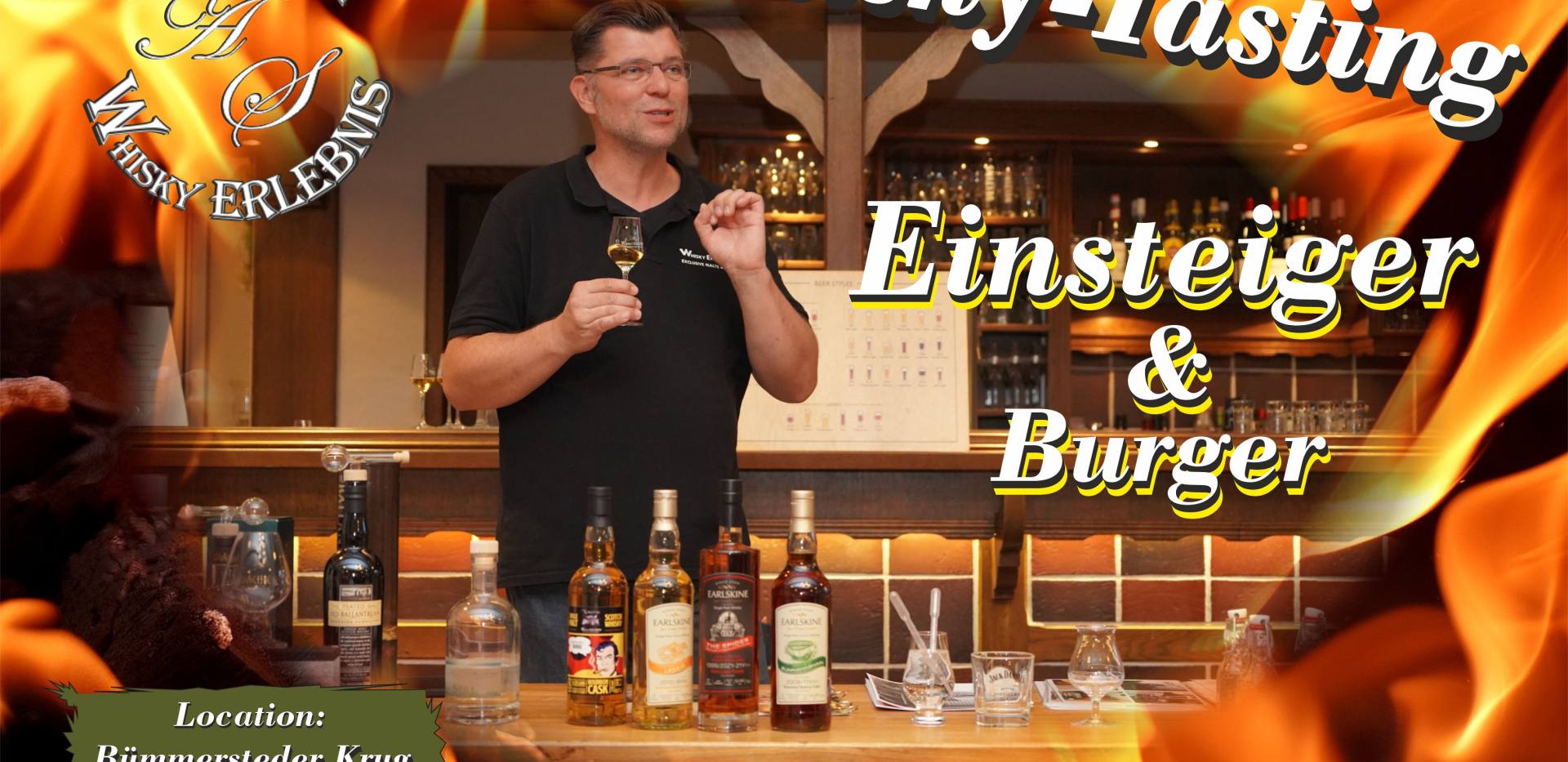 Whisky Tasting Event "Der Einsteiger & Burger"