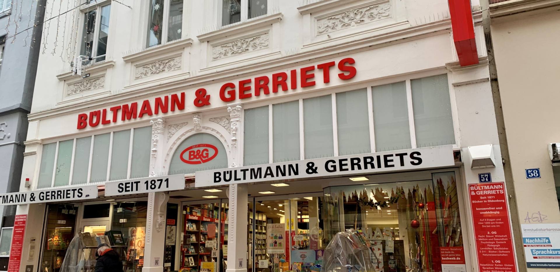 Buchhandlung B&uuml;ltmann und Gerriets