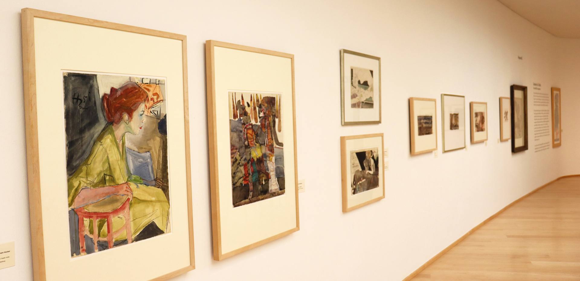 Werke der Ausstellung, zu denen die Queere Intervention gearbeitet hat