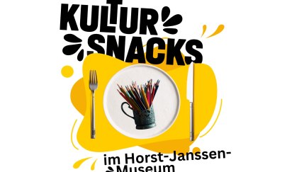Stiftebecher auf Kultursnack-Teller