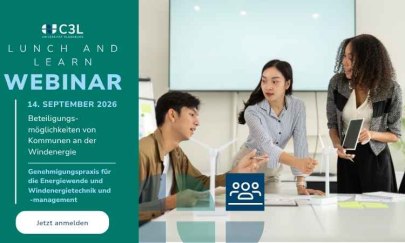 Online Webinar: Beteiligungsmöglichkeiten von Kommunen an Windenergie