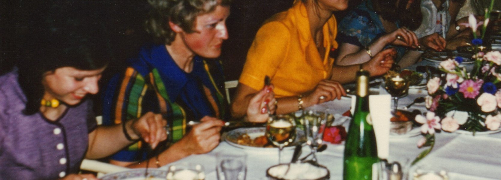 100 Jahre Leder Holert Abendessen, 1972 Foto Stadtmuseum Oldenburg