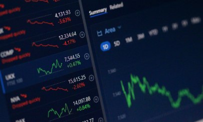 Das Bild zeigt die Entwicklung der Aktien mit ihren Auf- und Abstiegen. Das Bild zeigt die Entwicklung der Aktien mit ihren Auf- und Abstiegen.