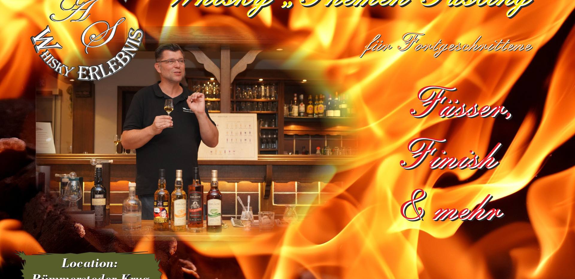 Whisky Tasting Event "THEMENTASTING Fässer, Finish & mehr