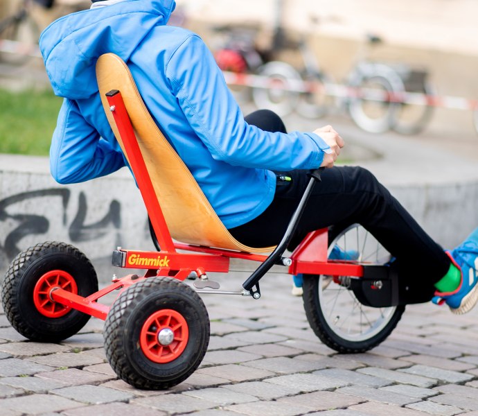 Kinderaktion mit Liegerädern bei Hallo Fahrrad Oldenburg