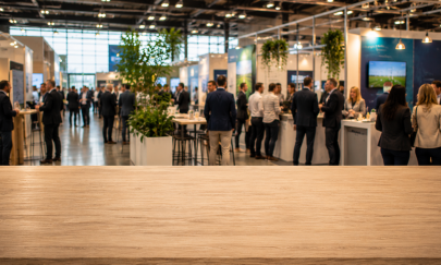 Blick auf einen Messestand. Foto: KI-generiert durch die Stadt Oldenburg Blick auf einen Messestand. Foto: KI-generiert durch die Stadt Oldenburg