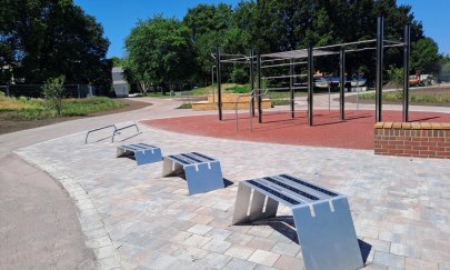 Verschiedene Sportgeräte im Sportpark Kreyenbrück Verschiedene Sportgeräte im Sportpark Kreyenbrück