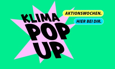 KLIMA POP-UP: Komm vorbei, sei dabei!