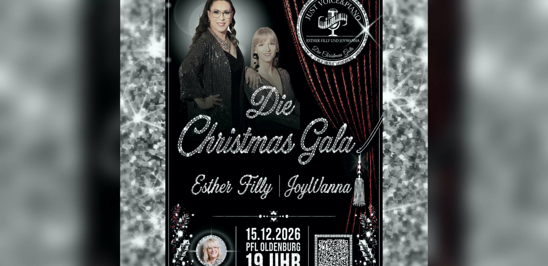 Die Christmas Gala im PFL
Esther Filly & JoyWanna Die Christmas Gala im PFL
Esther Filly & JoyWanna