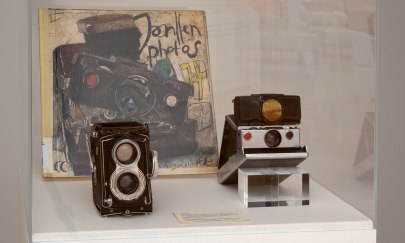 Kameras, mit denen Horst Janssen fotografierte. Kameras, mit denen Horst Janssen fotografierte.