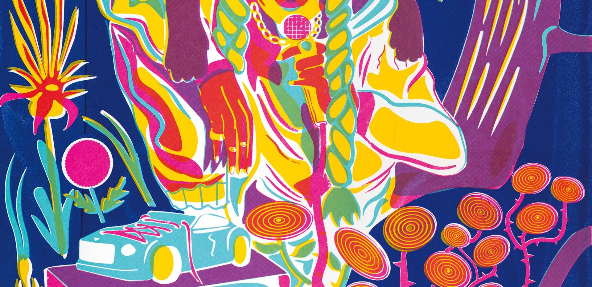 Kathrin Wylezol, Brudi, Farbsiebdruck, 2023