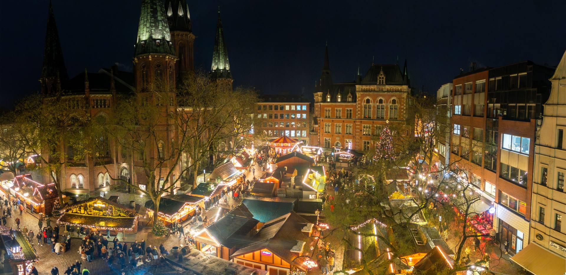 Blick über den Lamberti-Markt 2024 Blick über den Lamberti-Markt 2024