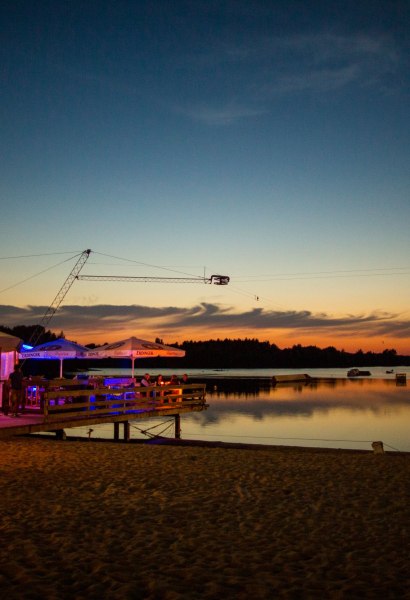 Beachclub Nethen D&auml;mmerung