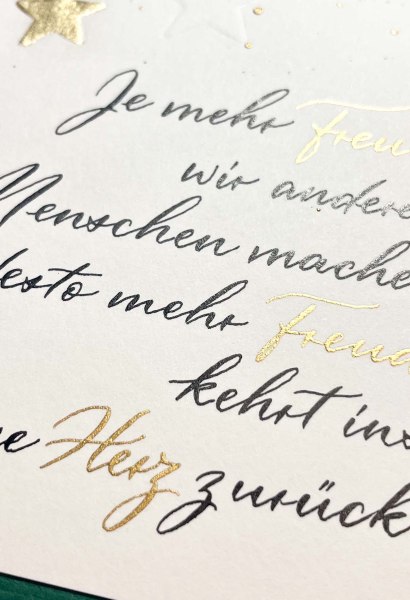 Moderne Kalligrafie | Weihnachtskarte Moderne Kalligrafie | Weihnachtskarte