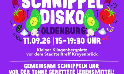 Schnippeldisko in Kreyenbrück: Gemeinsam gegen Lebensmittelverschwendung