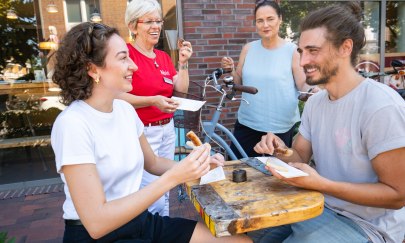 Kulinarische Stadtführung mit dem Fahrrad Kulinarische Stadtführung mit dem Fahrrad