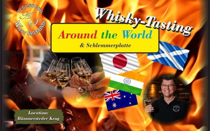 Whisky Tasting Event "Around the World & Schlemmerplatte" Sa 23.01.2027 - Bümmersteder Krug! Whisky Tasting Event "Around the World & Schlemmerplatte" Sa 23.01.2027 - Bümmersteder Krug!