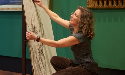 Workshop Münstermann: Zeichnen mit Katrin Schöß