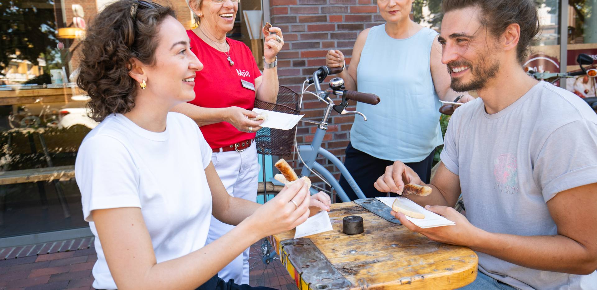Kulinarische Stadtführung mit dem Fahrrad Kulinarische Stadtführung mit dem Fahrrad