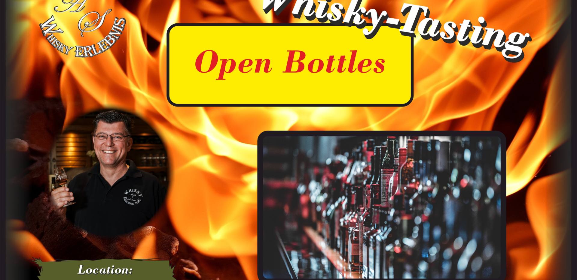 Whisky Tasting Event "Open Bottles & Buffet"