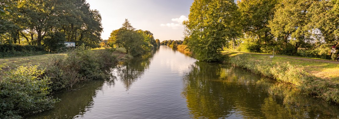Blick auf den Fluss Hunte