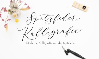 Spitzfeder-Kalligrafie