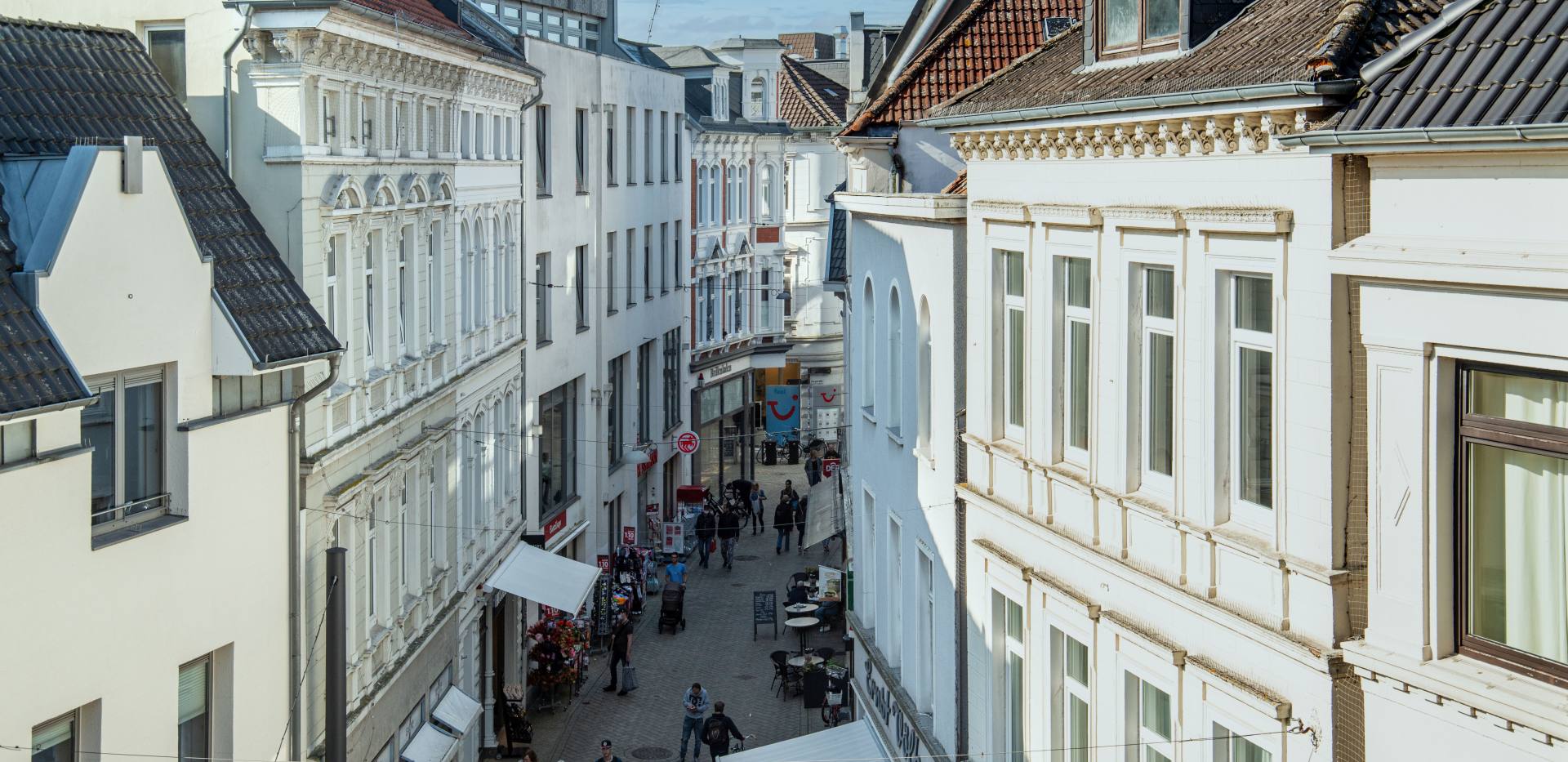 Blick in die Lange Straße in der Oldenburger Innenstadt.