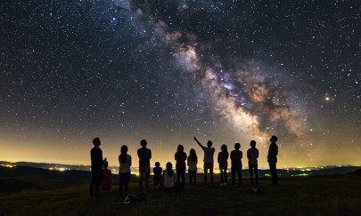 Sternenhimmelführung auf dem Utkiek Sternenhimmelführung auf dem Utkiek