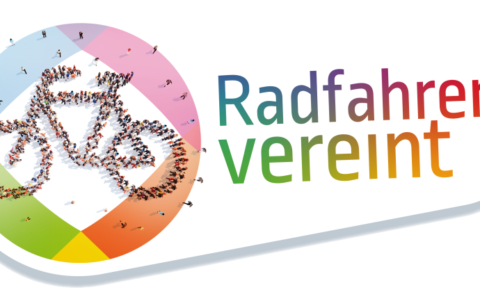 Logo "Radfahren vereint"