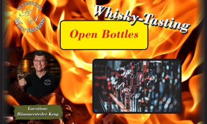 Whisky Tasting Event "Open Bottles & Buffet"