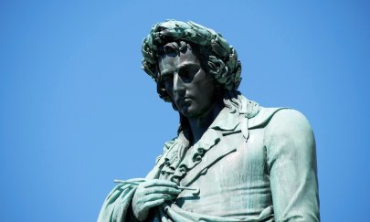 Friedrich Schiller Statue in Stuttgart Friedrich Schiller Statue in Stuttgart